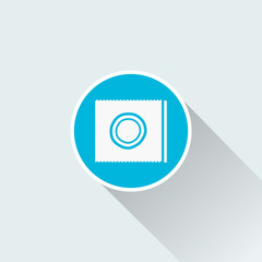 flat condom icon