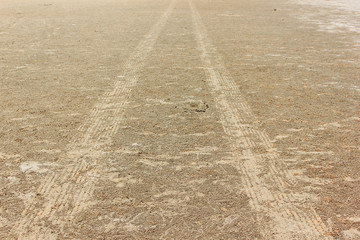Whheel on sand