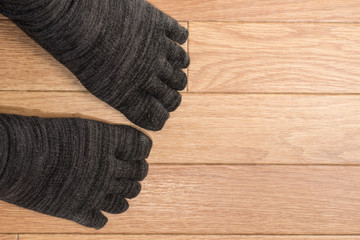 五本指ソックスで浮き指を改善