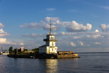 Fototapeta na wymiar old small lighthouse