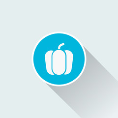 flat Pepper icon