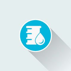 flat Oil barrel icon