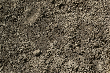 Black Soil Dirt Background Texture, Natural Pattern