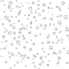 vector abstract background with contour of bubbles. place for text