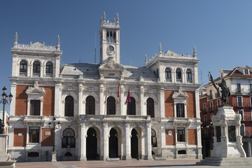 Fototapeta na wymiar Valladolid (Castilla y Leon, Spain): Plaza Mayor