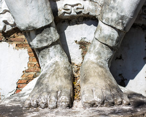 Foot of  buddha