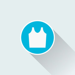 flat man t shirt icon