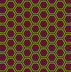 Background with hexahedrons