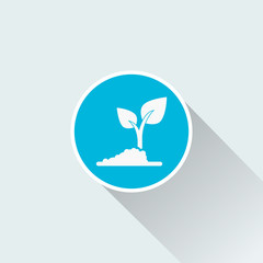 flat sprout icon