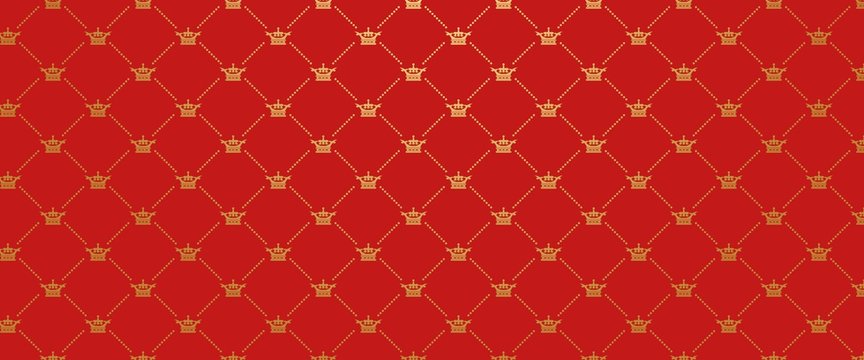 Red background. Royal wallpaper. Vector llustration Stock Vector | Adobe  Stock