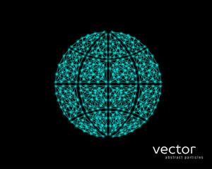 Abstract vector illustration of earth.