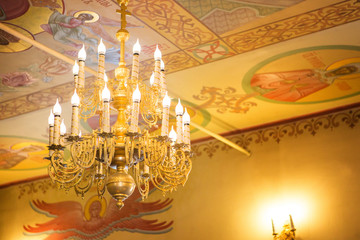 Church, temple, candles