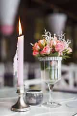 flower decorations for holidays and wedding dinner