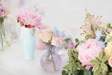 flower decorations for holidays and wedding dinner