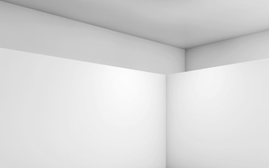 Abstract white background 3d render