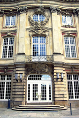 Obraz premium Portal of the former Episcopal Palace in Muenster, Germany