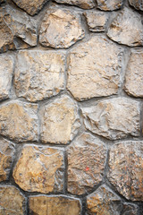 Wall background view