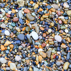 stones on the beach. stone background