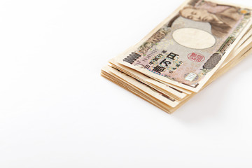 重ねた一万円札　日本円　20万円
