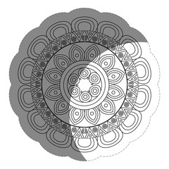 floral mandala icon