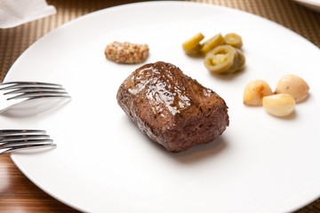 Fototapeta na wymiar dry aging steak