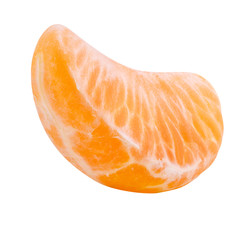 Mandarin fruit Isolated on white background