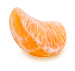 Mandarin fruit Isolated on white background