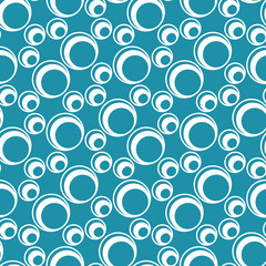 cute geometric bubbles graphic print vector pattern