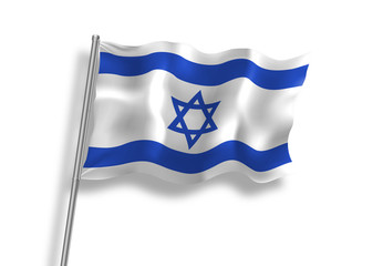 Drapeau d' Israël en qualité vectorielle 