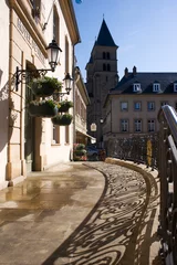 Fotobehang het stadhuis van Echternach is  gebouwd in de 15de eeuw.. © twanwiermans
