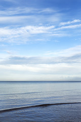 Fototapeta na wymiar Calm day by Baltic sea.