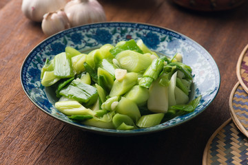 chinese stir fry leek