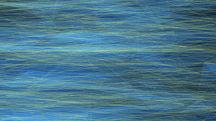 Abstract fractal background with yellow lines for design element.