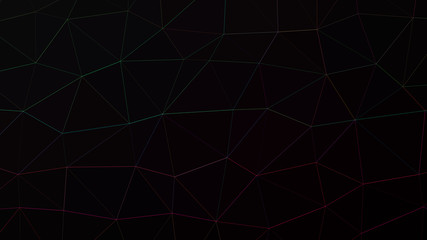 Abstract polygonal dark background with connecting lines