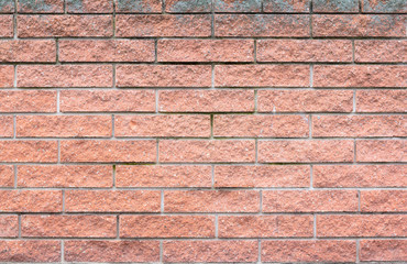Obraz premium Old red brick texture. Pattern of grunge wall in old town 
