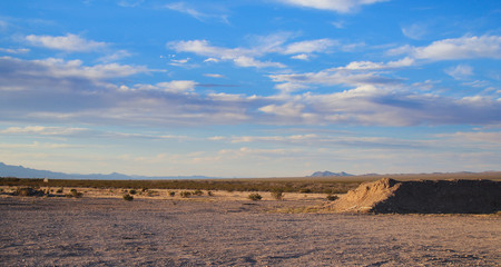 Arizona desert with blue sky