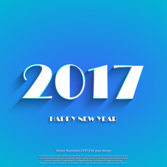 Happy New Year 2017 background. Calendar decoration. Greeting card. Chinese calendar template for the year of rooster. Vector illustration