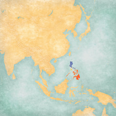 Map of East Asia - Philippines