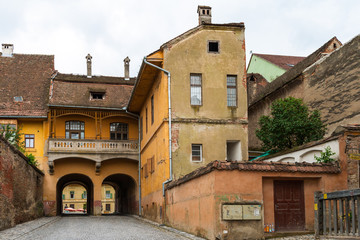 Old town in Sighisoara, Transylvania, Romania