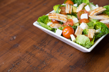 Fresh vegetable salad