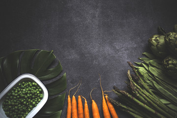 Mix of fresh vegetables