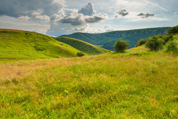View of Turda Gorge - Cheile Turzi, Transylvania, Romania