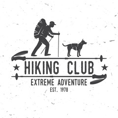 Hiking club Extreme adventure.