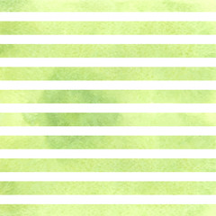 Green watercolor stripes. Vector illustration - 141528536