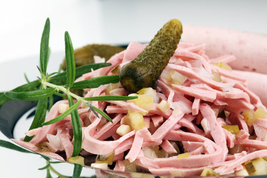 Swabian sausage salad - Elsasser Wurstsalat