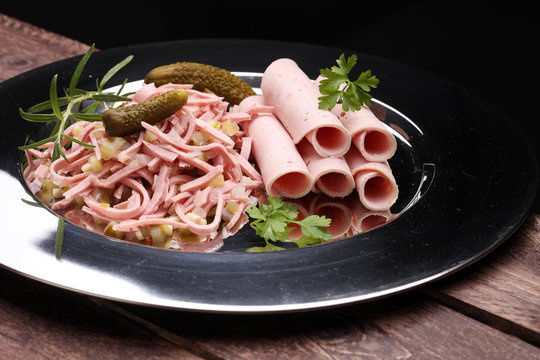 Swabian sausage salad - Elsasser Wurstsalat