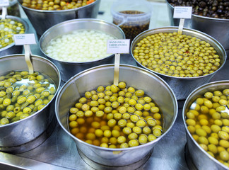 Aceitunas de mesa, encurtidos