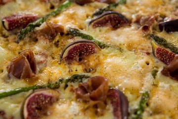 Italian pizza with toppings