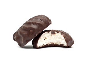 Chocolate isolated on white background