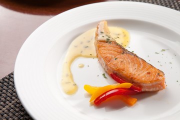 salmon steak